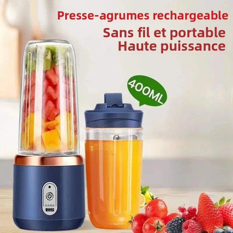 Przenośny blender USB 400 ml do smoothie 🥤