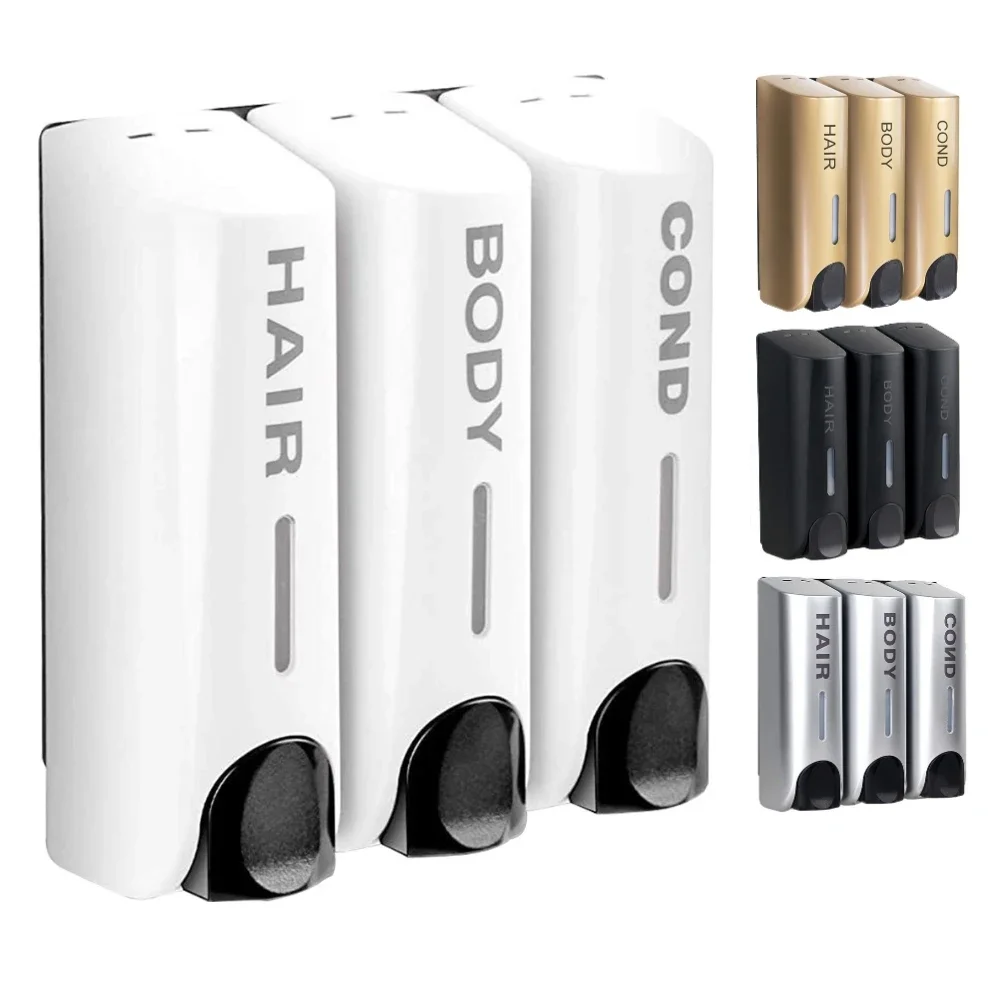 Dozownik ścienny 350 ml wodoodporny z okienkiem 🚿