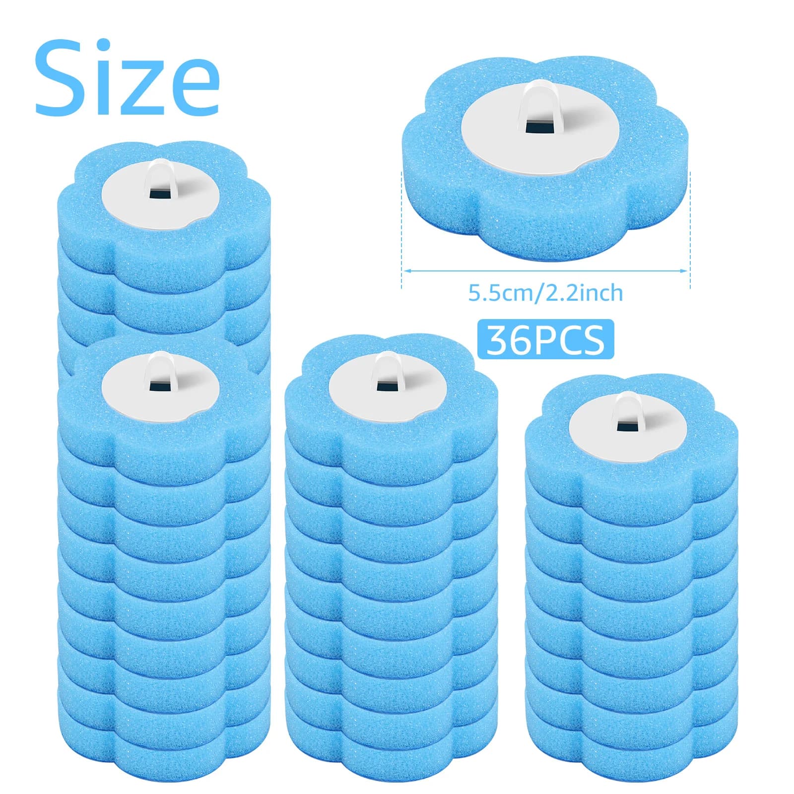 Jednorazowa szczotka WC, wymienna główka, długi uchwyt 🚽