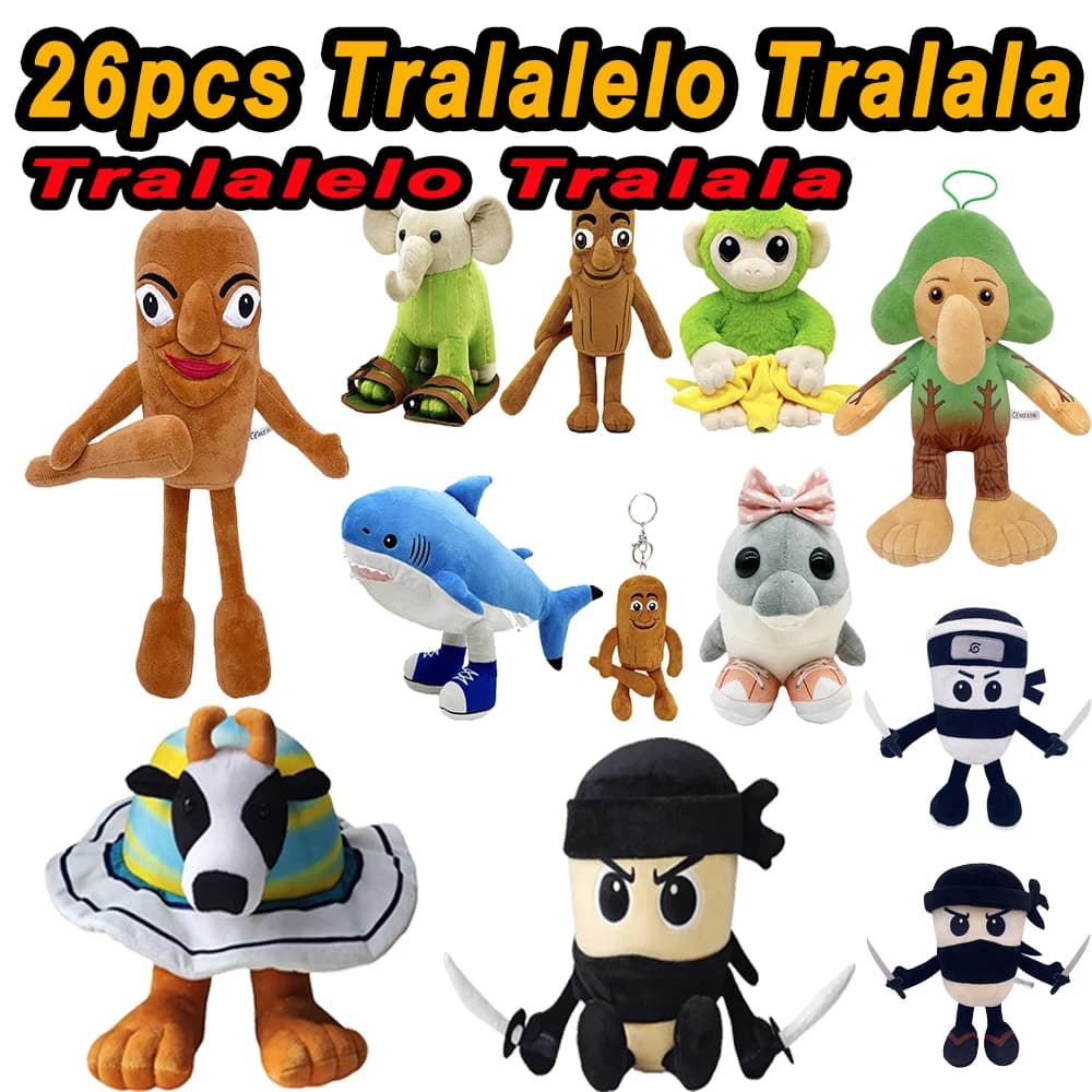 42style Tralalelo Włoska Pluszowa Lalka z Miękką Poduszką 🧸