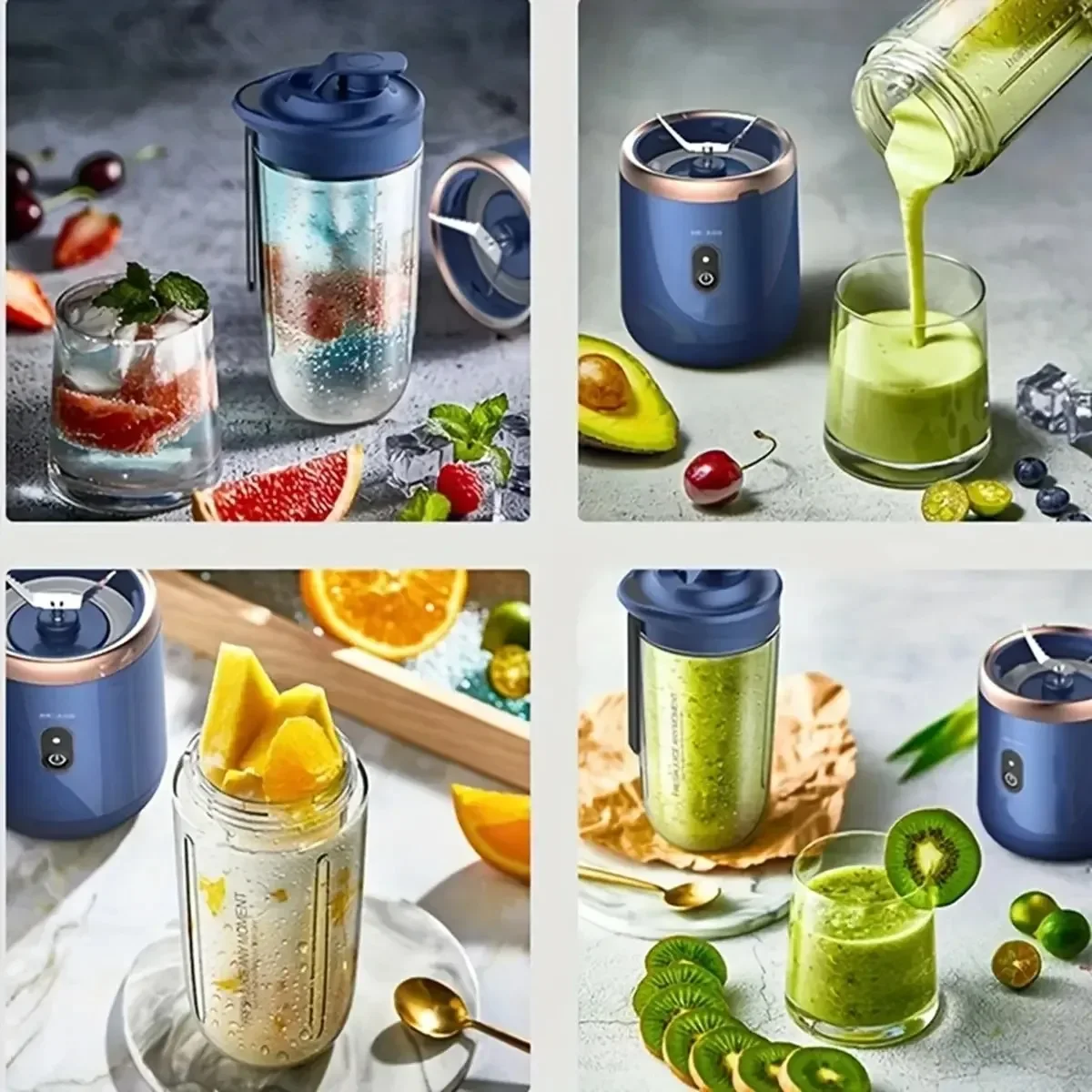 Przenośny blender USB 400 ml do smoothie 🥤