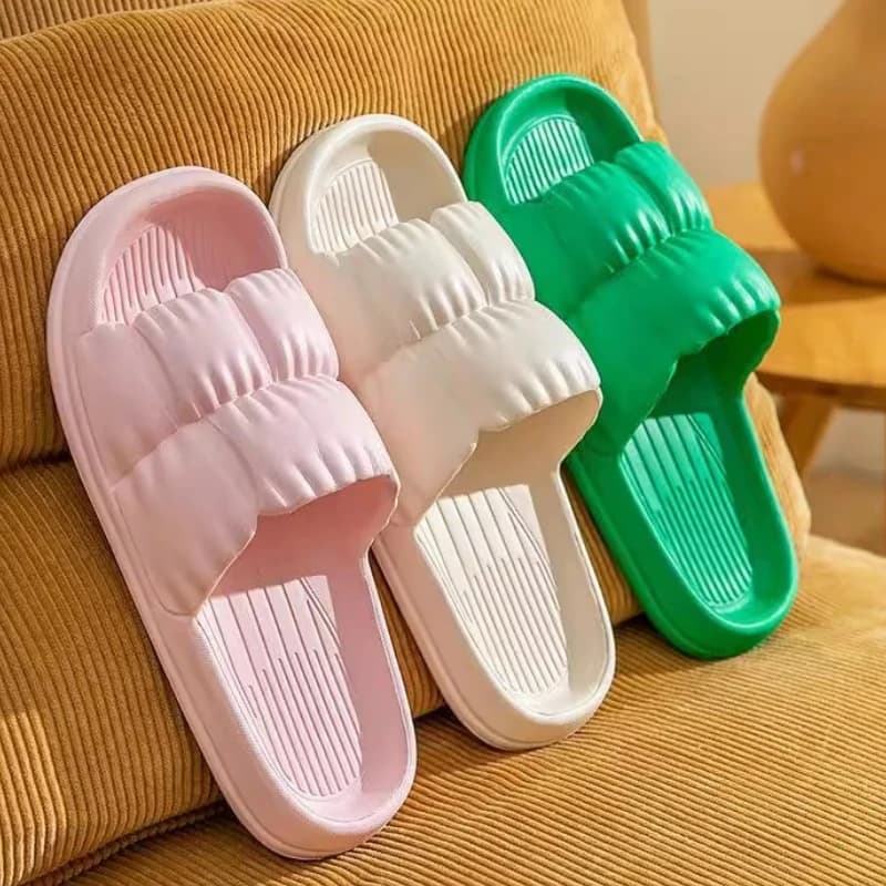 Miękkie klapki platformowe EVA antypoślizgowe dom-plaża 🩴