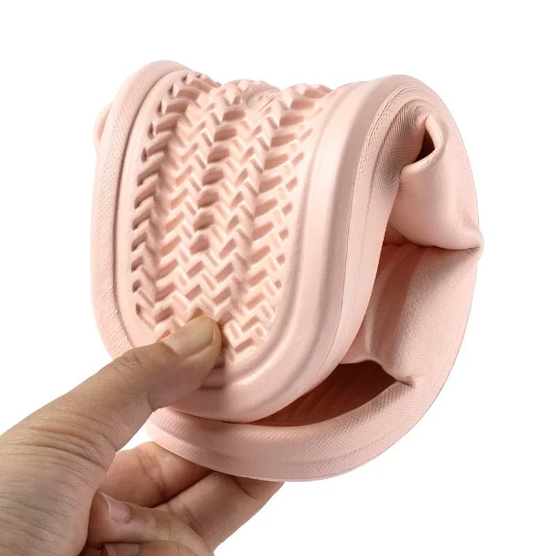 Miękkie klapki platformowe EVA antypoślizgowe dom-plaża 🩴