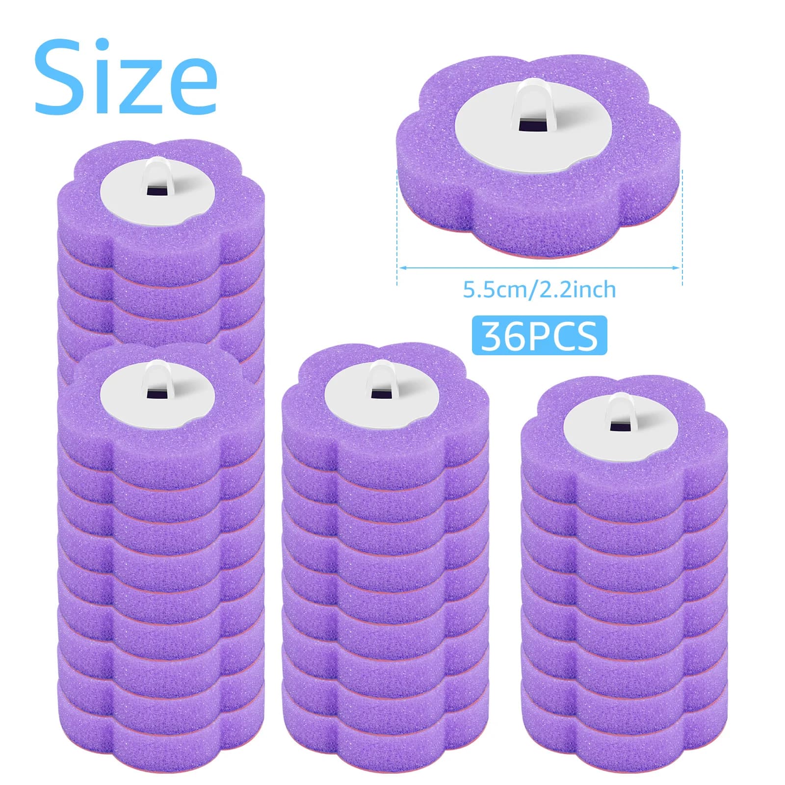 Jednorazowa szczotka WC, wymienna główka, długi uchwyt 🚽