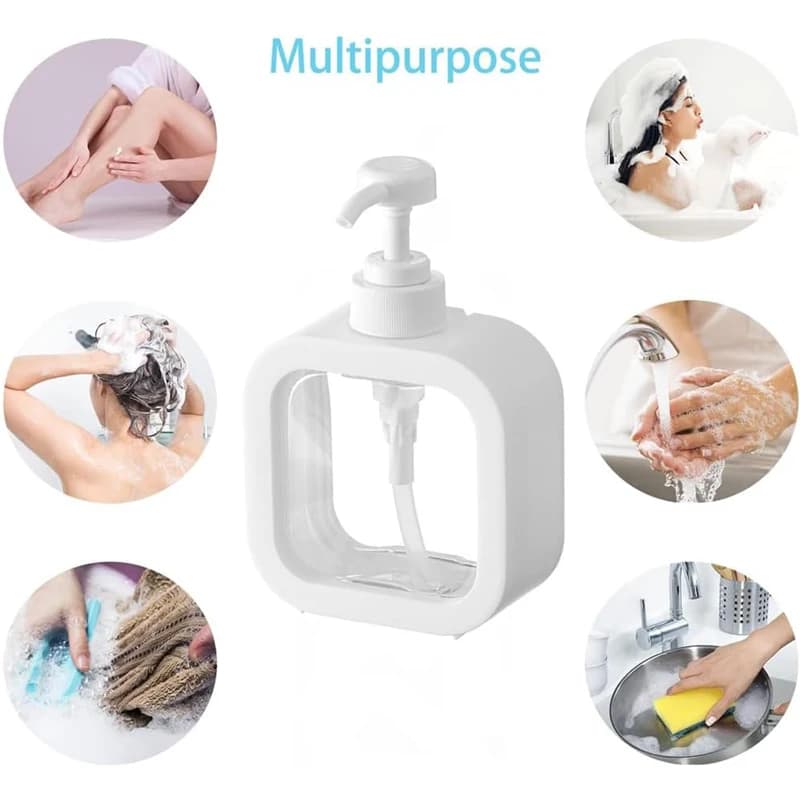 Uniwersalny dozownik 300/500 ml odczepiany wielokrotnego użytku 🧴