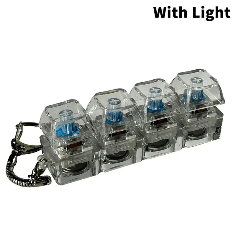 Brelok Tester Przełączników Klawiatury 4/9 LED Antystresowy ⌨️