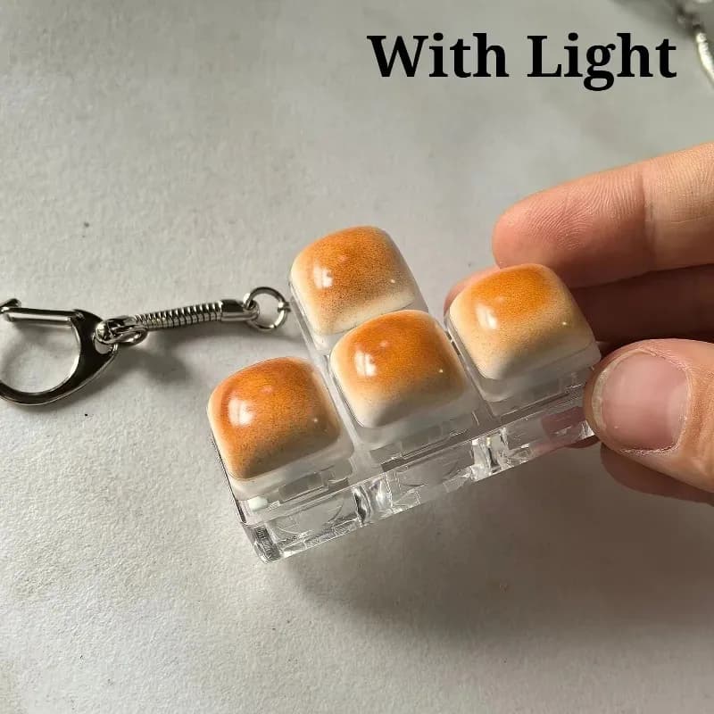 Brelok Tester Przełączników Klawiatury 4/9 LED Antystresowy ⌨️