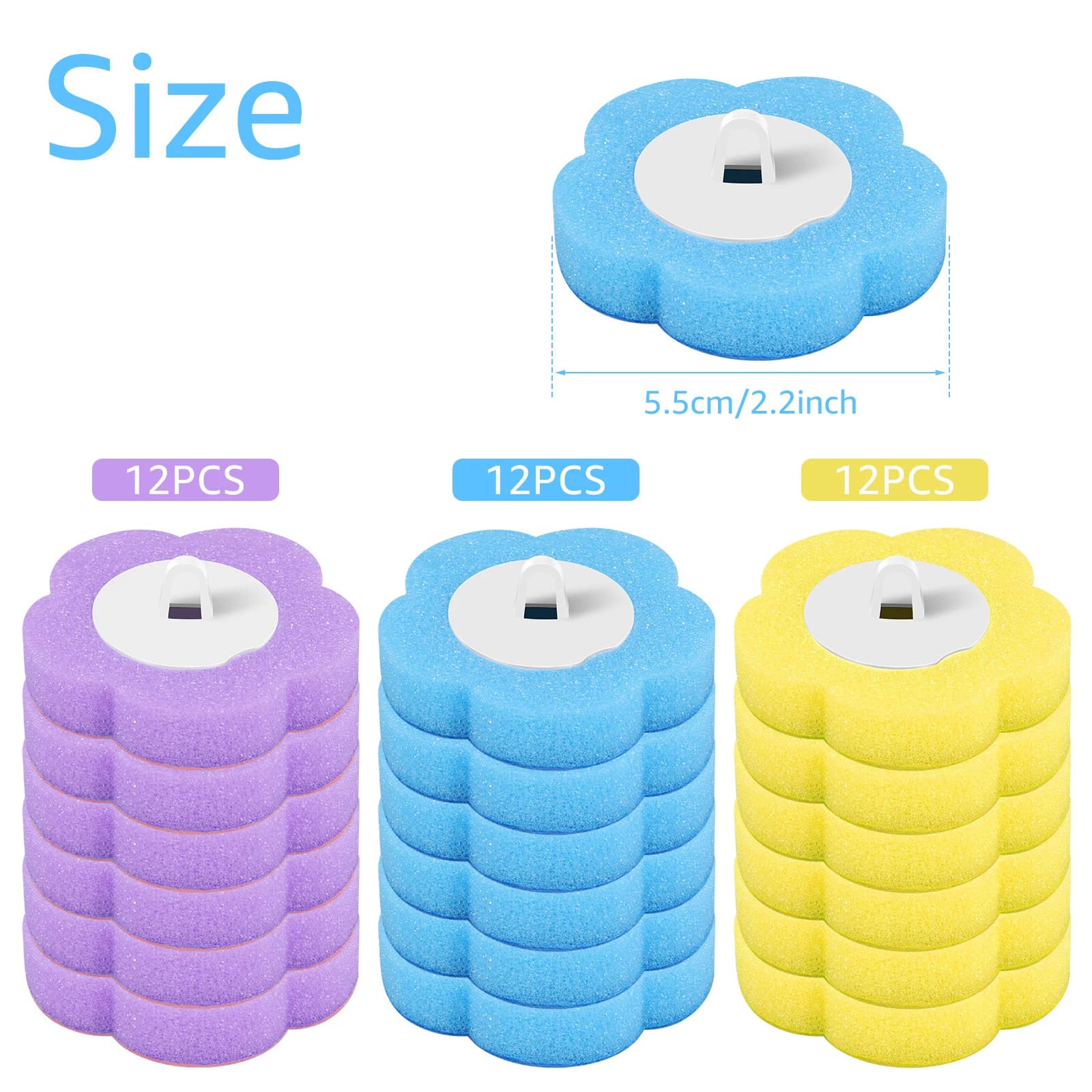 Jednorazowa szczotka WC, wymienna główka, długi uchwyt 🚽