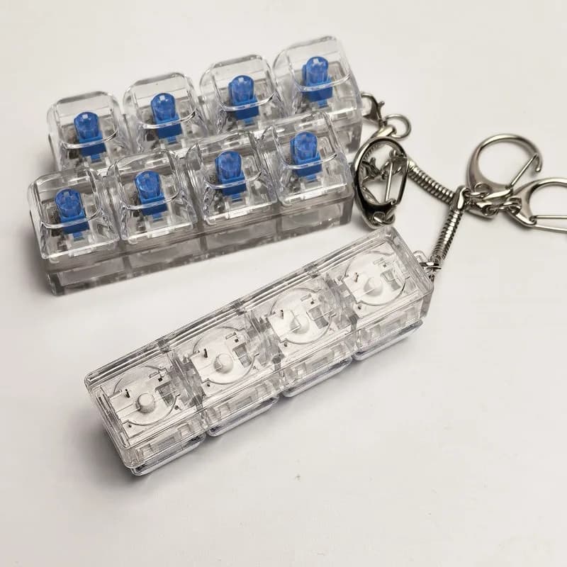 Brelok Tester Przełączników Klawiatury 4/9 LED Antystresowy ⌨️
