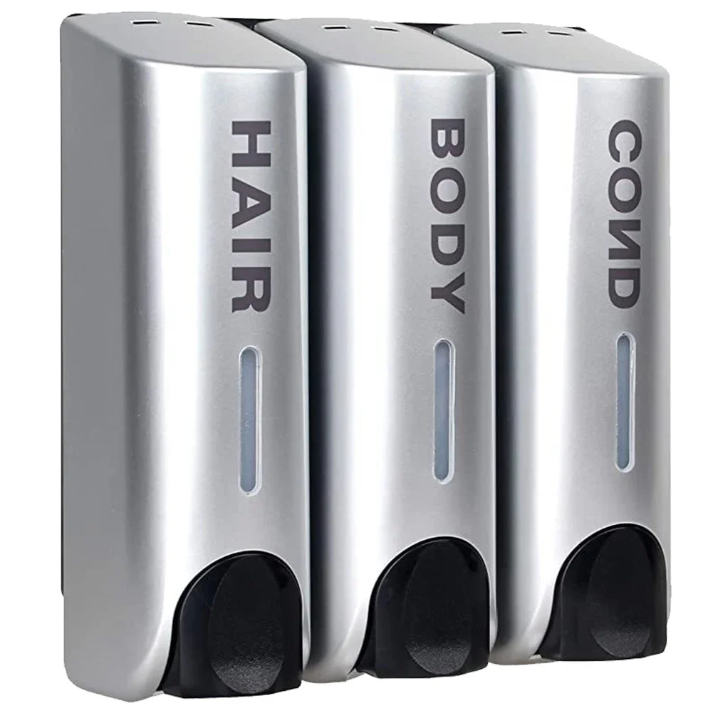 Dozownik ścienny 350 ml wodoodporny z okienkiem 🚿