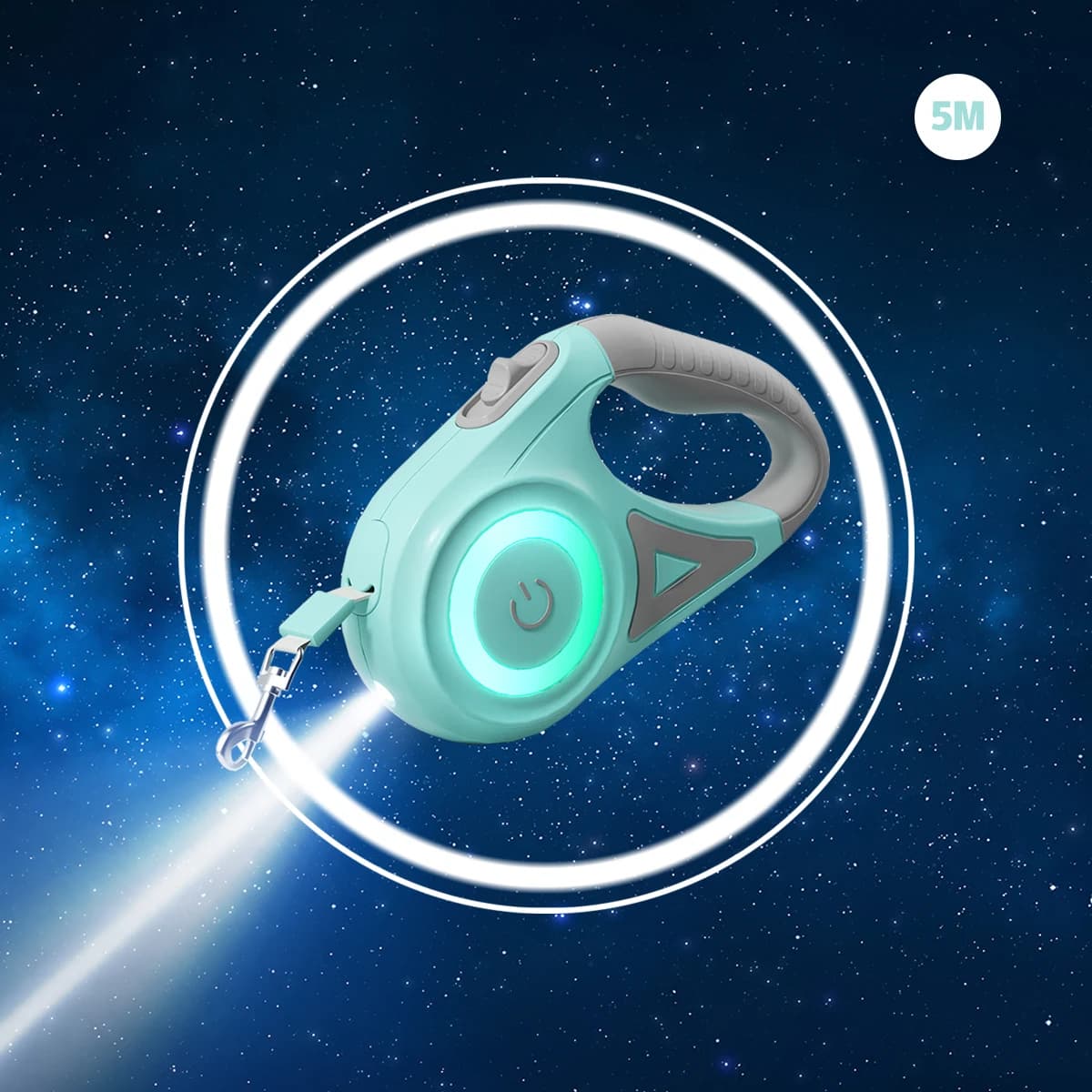 Samozwijająca smycz z LED 3/5m dla zwierząt 🐾