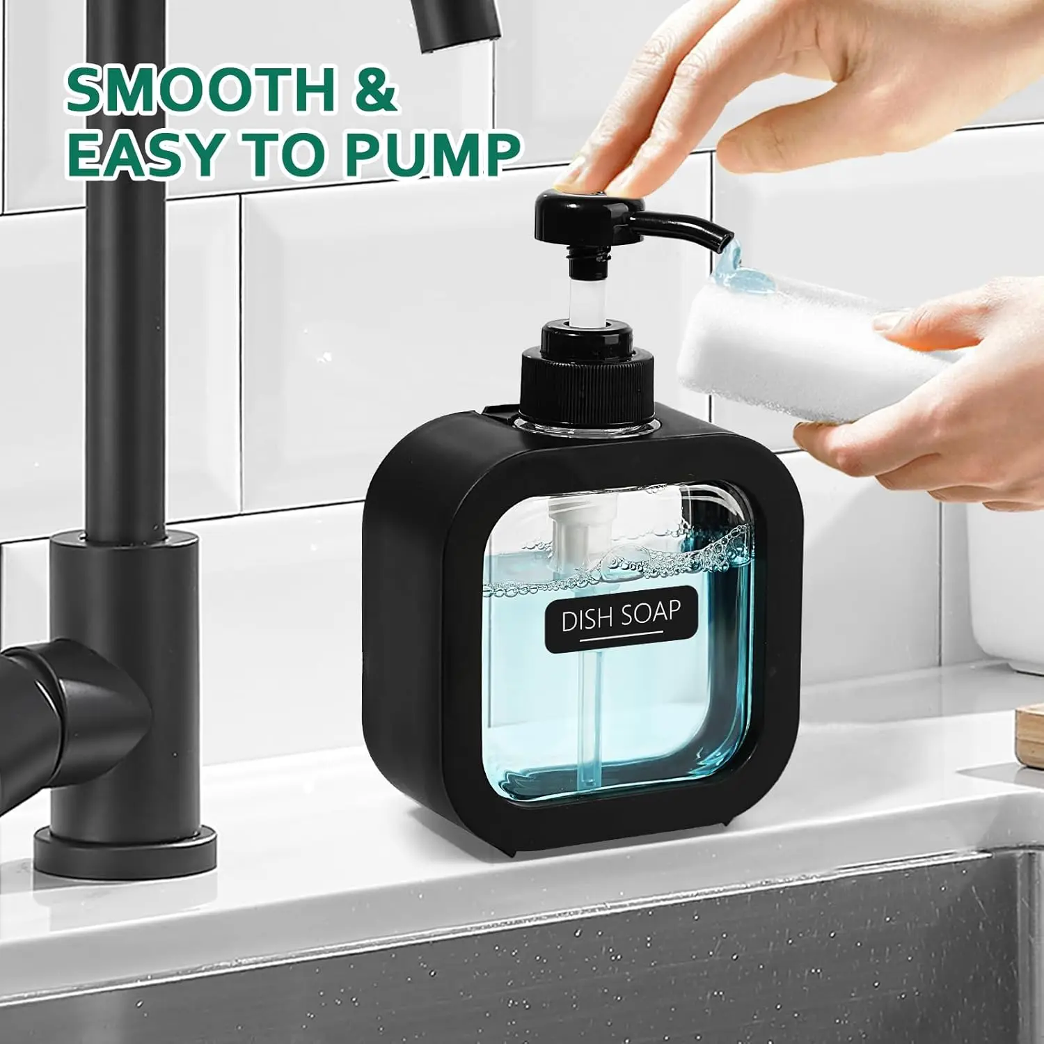 Uniwersalny dozownik 300/500 ml odczepiany wielokrotnego użytku 🧴